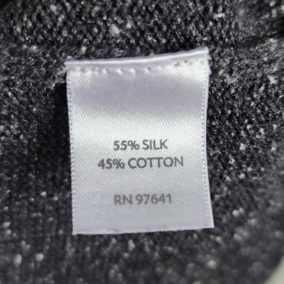 J.Jill Silk Blend Longsleeve Speckled Gray Dress, Sz PS - Picture 5 of 9